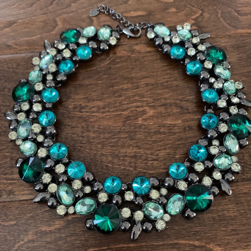 ZARA Stunning Jeweled Statement Necklace